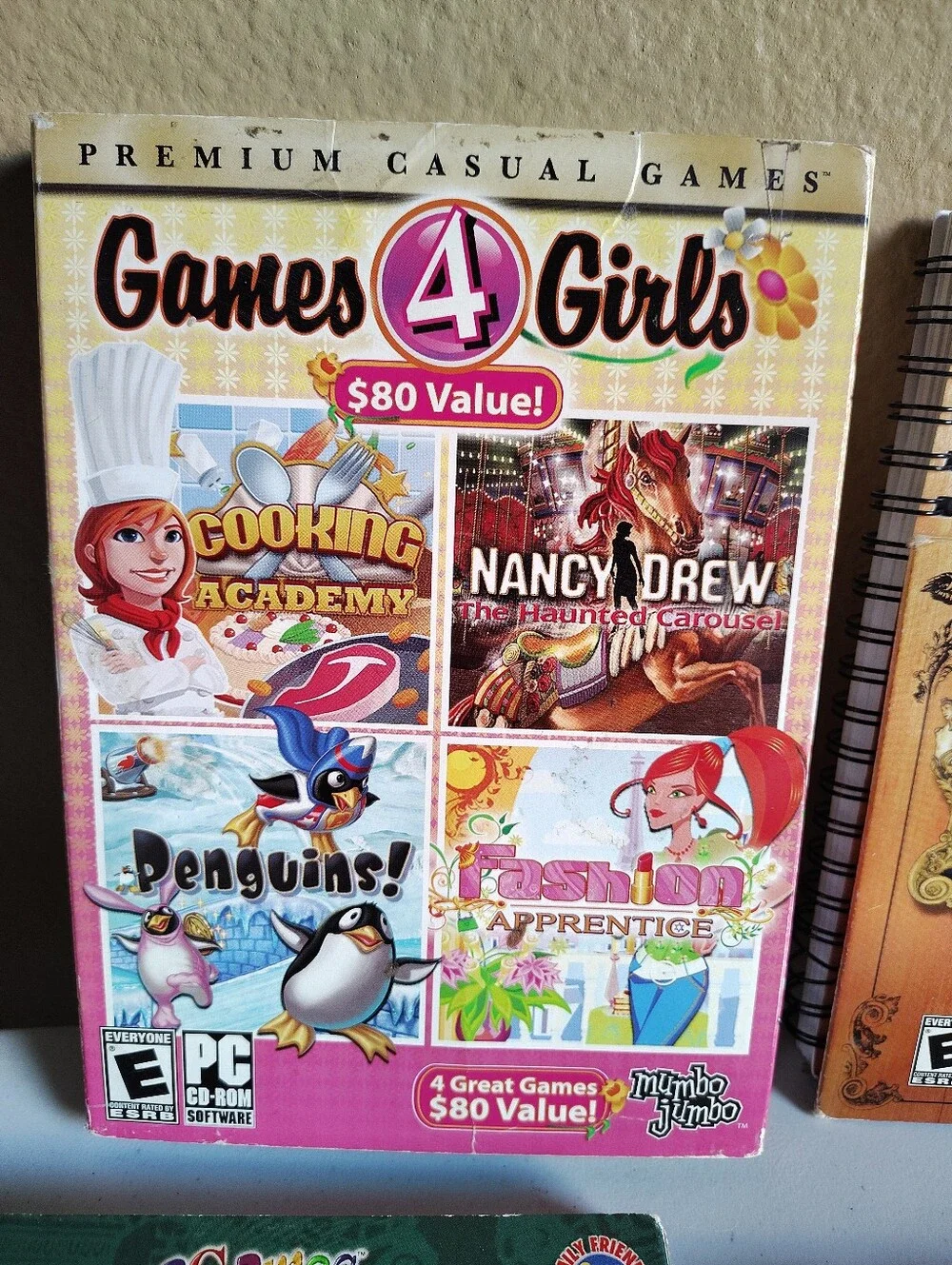 Large Lot Vintage Used PC Computer Games -Mall Tycoon, Age Of Empires, Barbie+